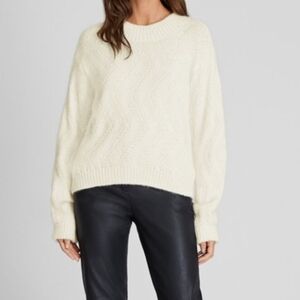 Club Monaco Balloon Sleeve Alpalca Sweater